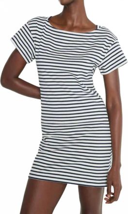 Nation Ltd Rosie Mini Dress In Navy Stripe