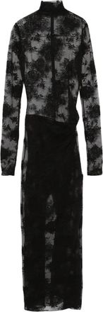 Andamane Jurk met lange mouwen - Zwart