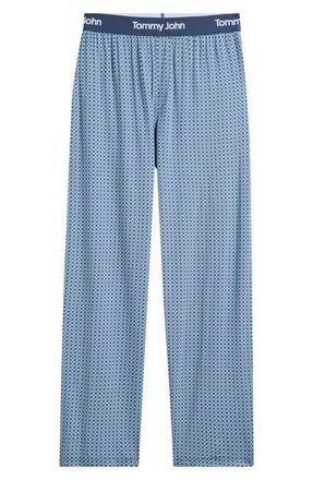 Tommy John Second Skin Pajama Pants in Skyway Gents at Nordstrom, Size Xx-Large