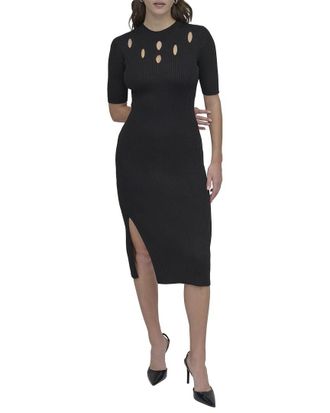 DKNY Dkny Grated Yoke Sweaterdress
