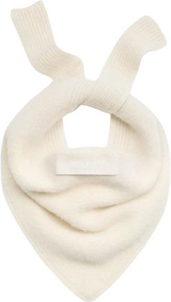 Jacquemus Off White Wollen Sjaal - unisex - Wintersjaals - Wit - ONE Size - Wol - Accessoires