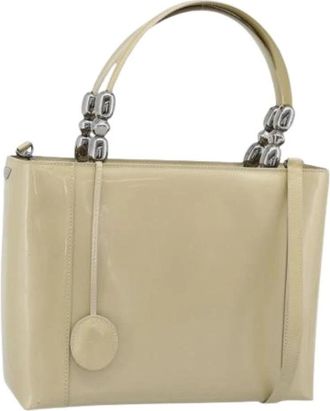 Dior Pre-owned Vintage Tote Bag - Dames - Vintage Handtas - Beige - ONE Size - Vintage