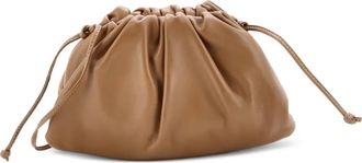 Bottega Veneta The Pouch Leather Mini crossbody bag - Marrone