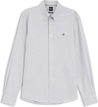 HUGO BOSS Liam Shirt - Heren - Overhemden - Veelkleurig - Maat: XL Katoen