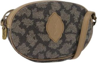 Saint Laurent Pre-owned Cross Body Bags, female, Beige, Size: ONE SIZE Pre-owned Plastic Shoulder Bag