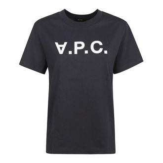 A.P.C. T-Shirts, male, Black, Size: XL Grand VPC T-shirt