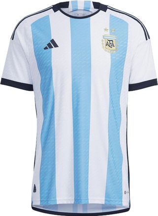 adidas Argentina 2022-2023 World Cup Home Authenic Jersey Asia Sizing HF2157