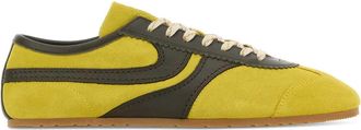 Dries Van Noten Two Tone Suede Sneakers