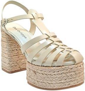 Dee Ocleppo Tulum Platform Sandal in Pearl Leather at Nordstrom Rack, Size 7.5