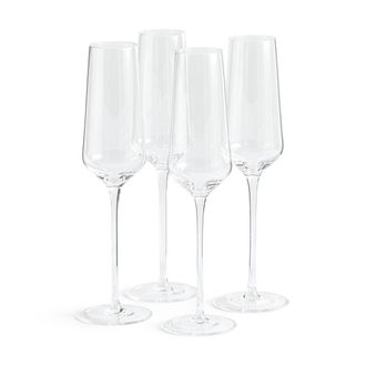 La Redoute Interieurs Set van 4 champagneglazen, Zonza