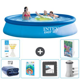 Intex Piscina Easy Set Redonda - 396x84 Cm - 7-piezas S3