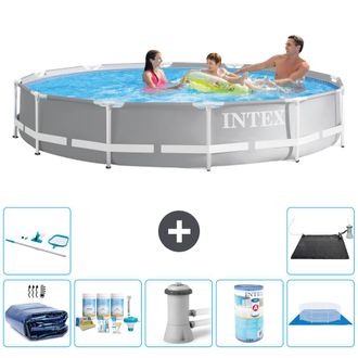 Intex Piscina Prism Frame Redonda - 366x76 Cm - 7-piezas S31943