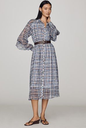 En Saison Briar Chiffon Shirtdress