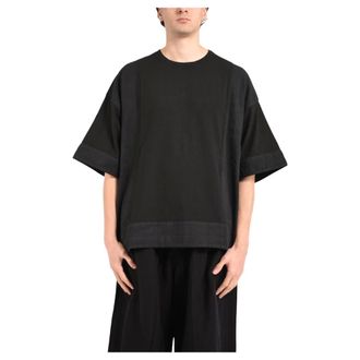 Andrea Ya'aqov Oversized Tops, male, Black, Size: XL Oversized Top