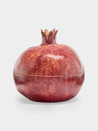 Augarten Wien Hand-Painted Porcelain Pomegranate Dish