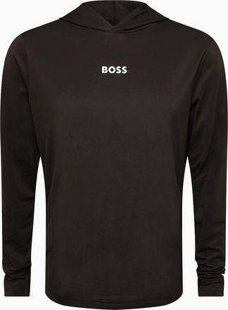 HUGO BOSS Mens Scott Active Hoodie - Black - Size: 40