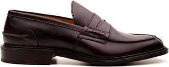 Trickers James Penny Loafer - Heren - Loafers - Bruin - 40 EU - Leer - Schoenen