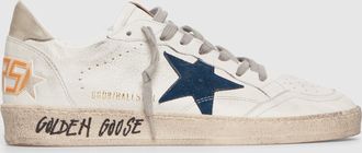 Golden Goose Baskets Homme Ball Star White Blue Ice