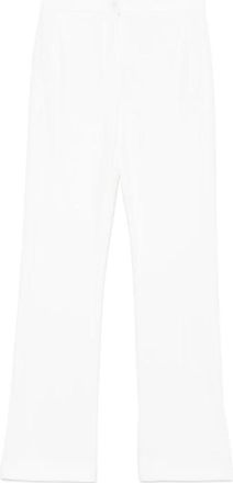 Pinko Pinko, Broeken, Dames, Wit, S, Resta Broek met Verborgen Sluiting