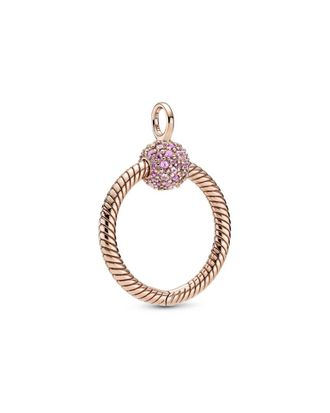 Pandora 14K Rose Gold Plated Cz Moments Pendant