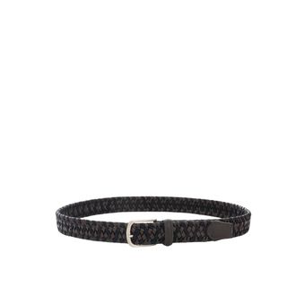 Alberto Luti Accessoires, Heren, Bruin, 100 CM, Leer, Elastico Belt