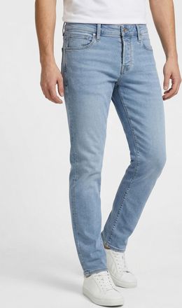 Jack & Jones Slim-fit-Jeans JACK & JONES JJIGLENN JJICON, Herren, Gr. 30, L&auml;nge 34, blau denim, Denim/Jeans, Obermaterial: 77% Baumwolle, 14% Polyester, 8% Viskose