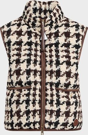 Moncler Emotionnalite Tweed Down Vest