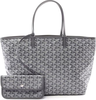 Goyard St. Louis PM Tote Bag PVC Canvas Leather