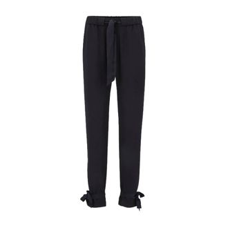 HUGO BOSS Dames, Broeken, Blauw, Maat: L