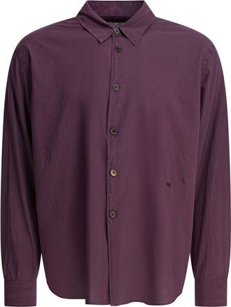 Our Legacy Cotton Shirt Shirts Bordeaux-Uomo