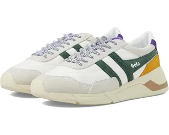 Gola Eclipse Pure CLB400XN1 Sneaker Women US 9 White Green Trainer Shoes ZPO3696