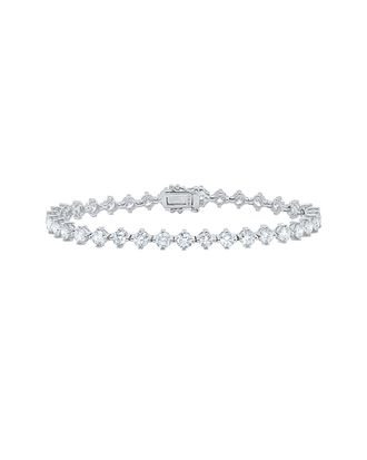 Diana M. Jewels Fine Jewelry 18K 6.35 Ct. Tw. Diamond Tennis Bracelet