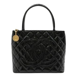 Chanel Pre-owned Handbags, female, Black, Size: ONE SIZE Pre-owned Matelasse Fukoku 2way tote bag