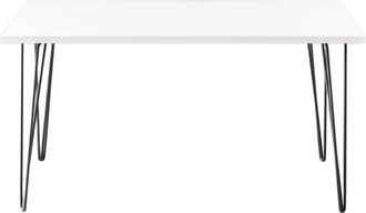 OEM Mesa Fisk 138 X 80 Cm Para Cocina, Sal&oacute;n, Comedor Blanco
