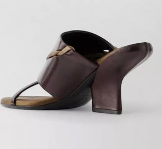 Dries Van Noten leather slippers
