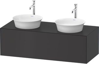 Duravit Tulip Blanco, Mueble De Pared, Ancho 1300 X Fondo 550mm, - Duravit