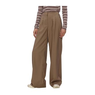 Harper & Yve Broeken, Dames, Bruin, M, Polyester, Sadie-PA Wijde Broek