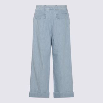 Valentino Mens Trousers Light Blue _pa; External: Co