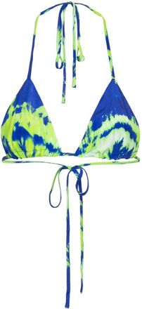 P.A.R.O.S.H. tie-dye silk bralette - women - Silk - S - Green