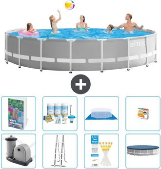 Intex Piscina Prism Frame Redonda - 549x122 Cm - 9-piezas S548