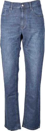 Dirk Bikkembergs Grey Cotton Linen Elastane Jeans