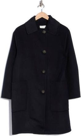Vince Patch Pocket Car Coat in Coastal Blue at Nordstrom Rack, Size X-Small