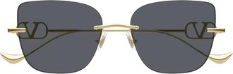 Valentino Sunglasses, female, Gray, Size: ONE SIZE Vg0033S Sunglasses