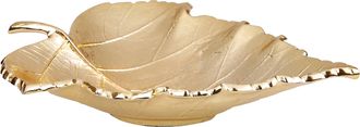 Classic Touch Gold Leaf Dish - 17L