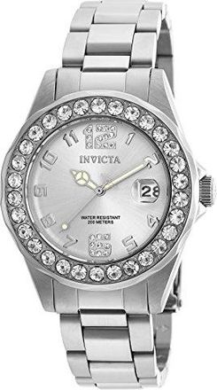 Invicta Pro Diver Silver Dial Stainless Steel Ladies Watch 21396