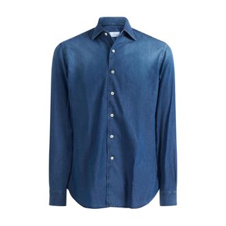 Alessandro Gherardi Camicia - Shirts - Hombre - Azul - 2XL