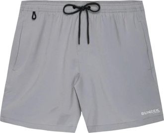 Sundek Badmode, Heren, Grijs, S, Polyester, M909Bdp 7700 Boardshort