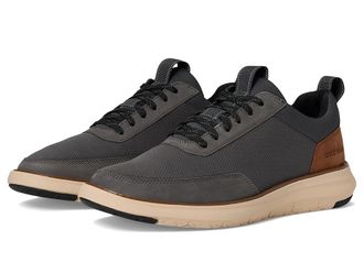 Cole Haan Grand Remix Sneakers Mens Lace-up Boots Magnet/British Tan/Oat : 10.5 D - Medium, Leather