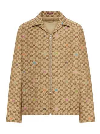 Gucci Gg Canvas Jacket-Uomo