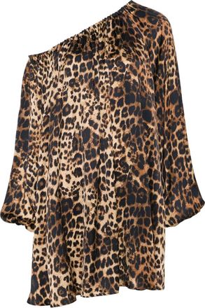 Simonetta Ravizza Abito corto monospalla - Marrone